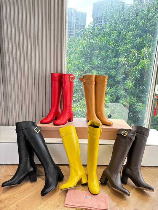 Miu Miu Chelsea Knee-High Boots – 25FW