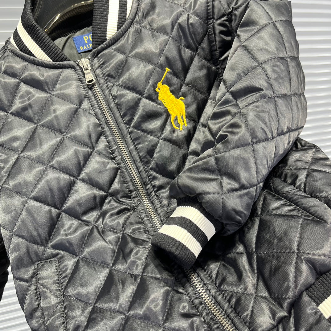Ralph Lauren Embroidered Pony Puffer Jacket